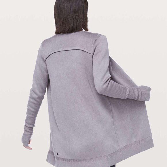 Lululemon City Street Cardigan Light Purple Small - Picture 3 of 10